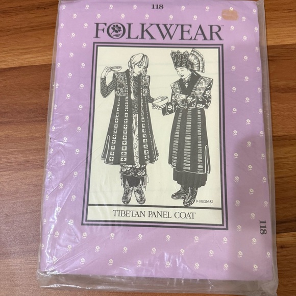 Lot of 4 Vintage Folkwear #102 #118 #125 #127 Collectible Sewing Patterns - Picture 5 of 10